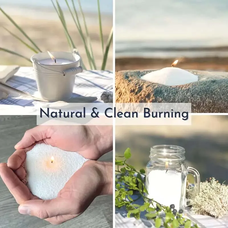 Perłowy piasek z knotami do świec 200/500g 🕯️