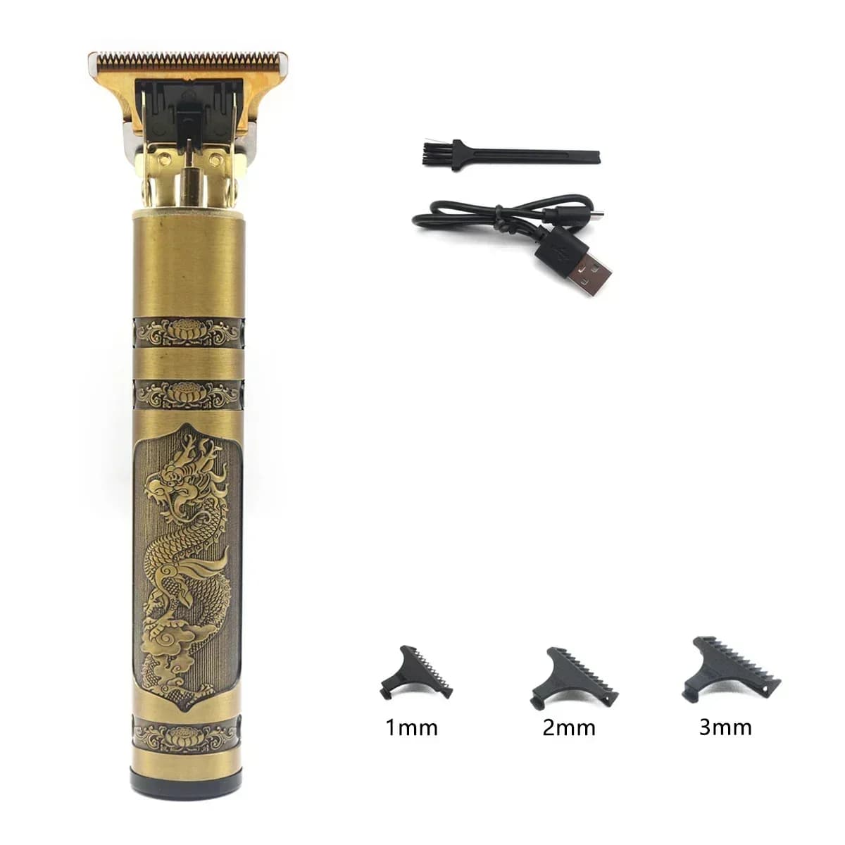 Profesjonalny trymer T9, metalowa obudowa, ostrze nierdzewne 💈